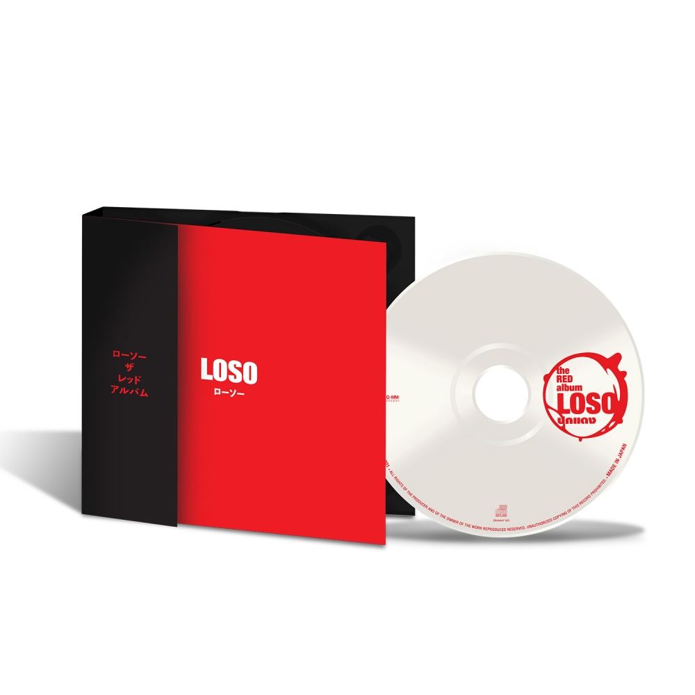 CD MADE IN JAPAN อัลบั้ม LOSO ปกแดง THE RED ALBUM