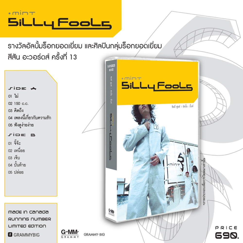 Cassette Tape Silly fools Mints